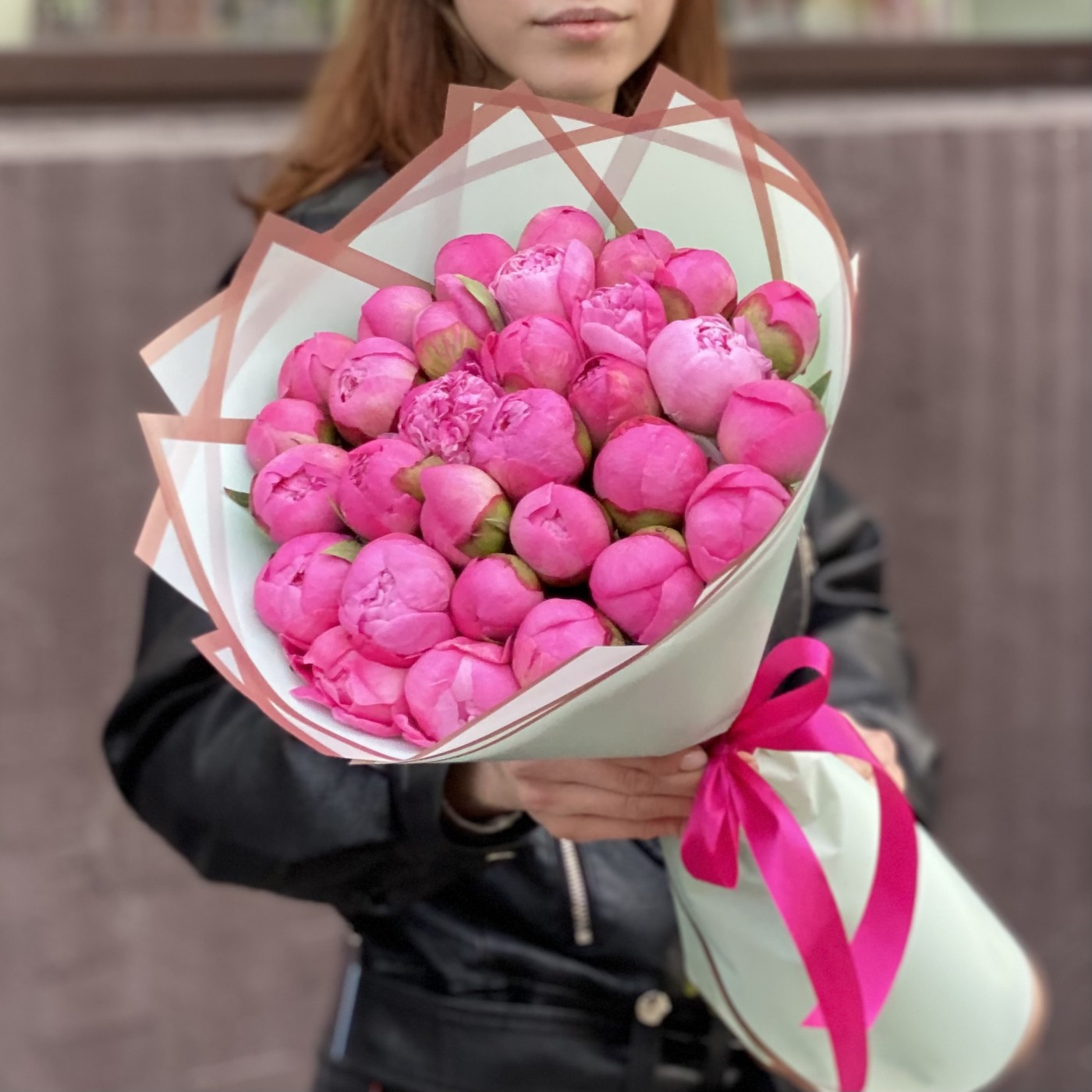 31 розовый пион Флеминг